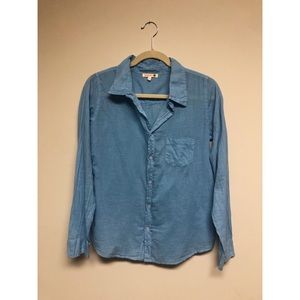 Sundry Lightweight Blue Button Down